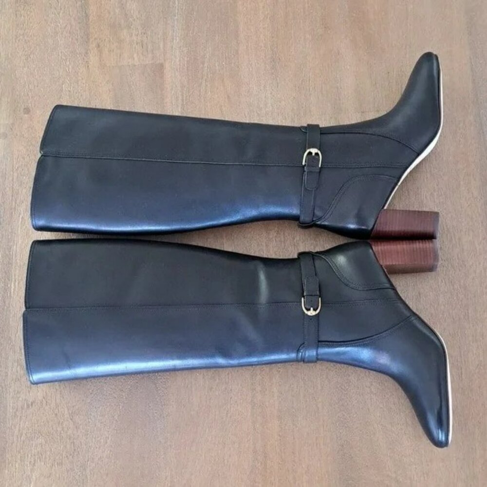 Cole Haan Glendale Tall Boot - Color: Black Leather - Size: Women 7 - Picture 6 of 9